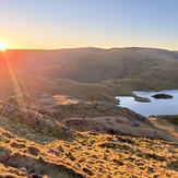 Sunrise over Angle Tarn, Angletarn Pikes
