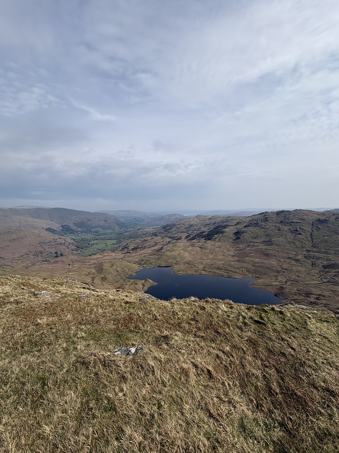 Tarn Craig, view to Easedale Tarn., Tarn Crag (Easedale)