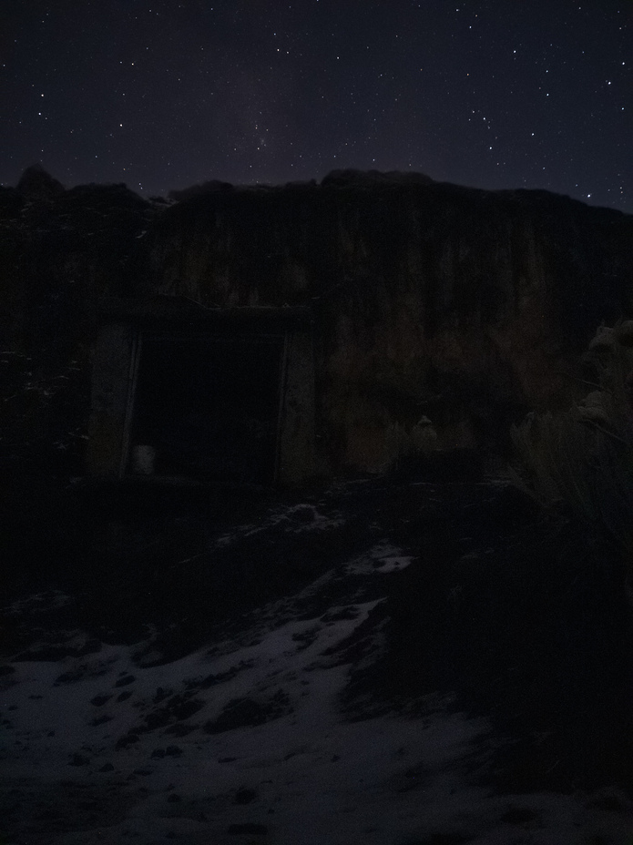 Night sky refugio Iliniza, Iliniza Norte