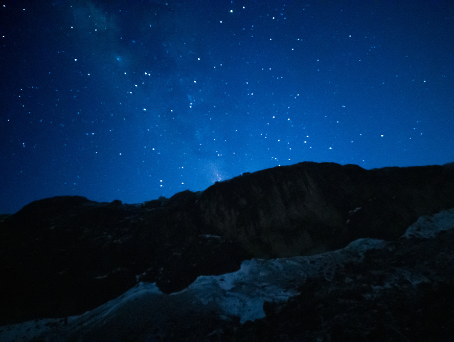 Night sky refugio Iliniza, Iliniza Norte