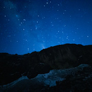Night sky refugio Iliniza