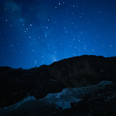 Night sky refugio Iliniza, Iliniza Norte