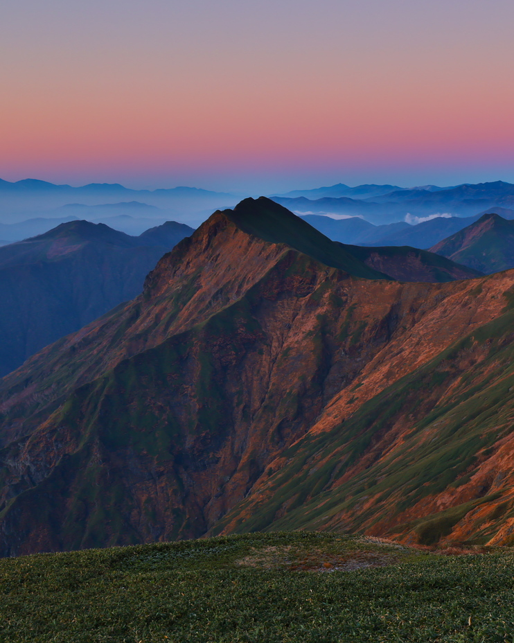 Dawn on Mt. Tanigawa, Mount Tanigawa