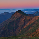 Dawn on Mt. Tanigawa, Mount Tanigawa