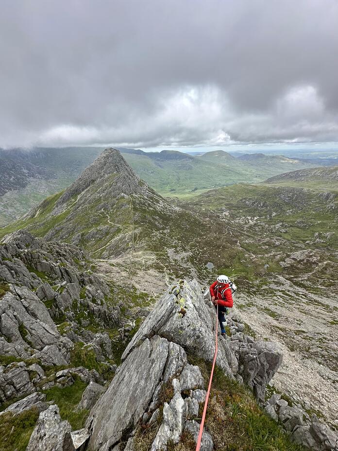 Tryfan from East Face of Bristley Ridge