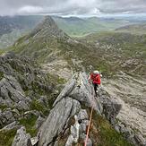 Tryfan from East Face of Bristley Ridge
