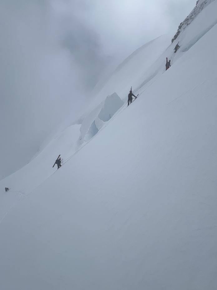 Bergschrund of Mt Garibaldi