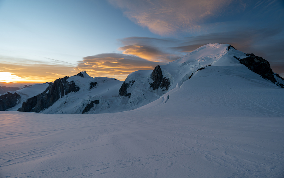 Sunset, Mont Blanc