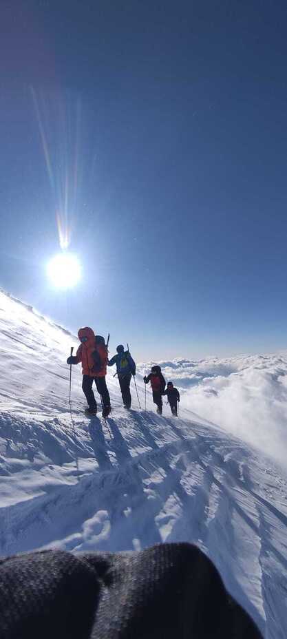 OVER CLOUDS, Mount Elbrus