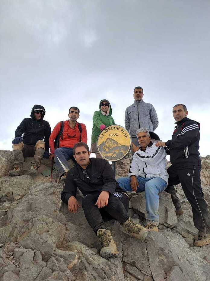 Azad kooh Peak or Shahzadeh Kaj Gardan, آزاد کوه‎‎