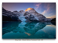 Berg Lake,, Mount Robson photo