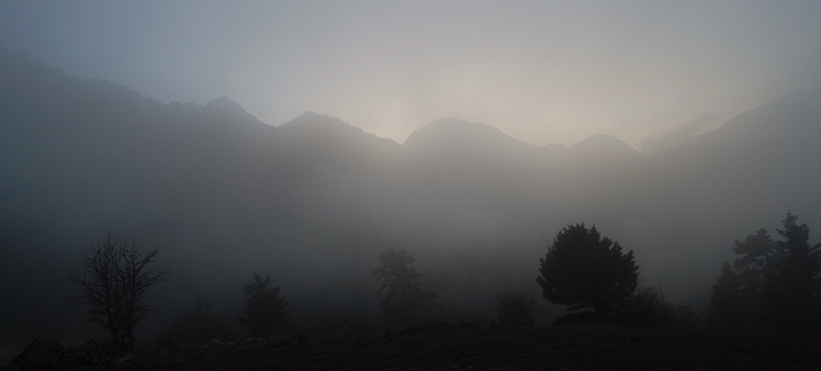 fog on the hill 1250m, Erymanthos