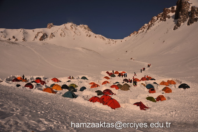 erciyes çoban ini kamp alanı, Mount Erciyes