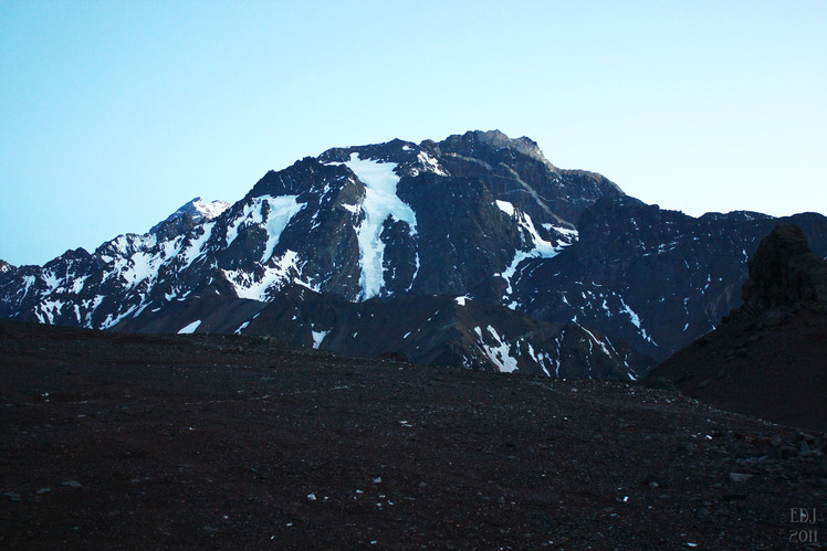 Cerro Tolosa y el glaciar del hombre cojo