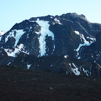 Cerro Tolosa y el glaciar del hombre cojo