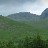 Scafell Pike viewed from the road