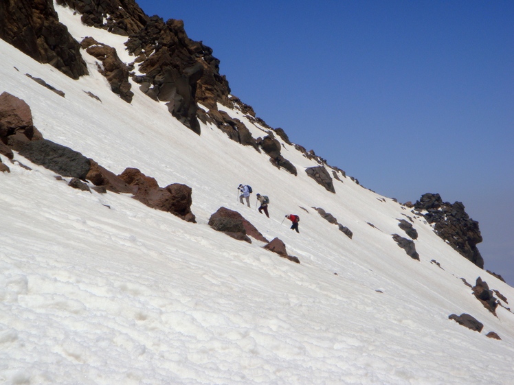 climbers in sabalan, سبلان