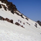 climbers in sabalan, سبلان