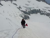 Classic knife edge ridge, Eldorado Peak photo