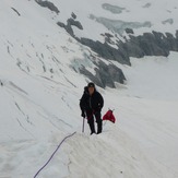 Classic knife edge ridge, Eldorado Peak