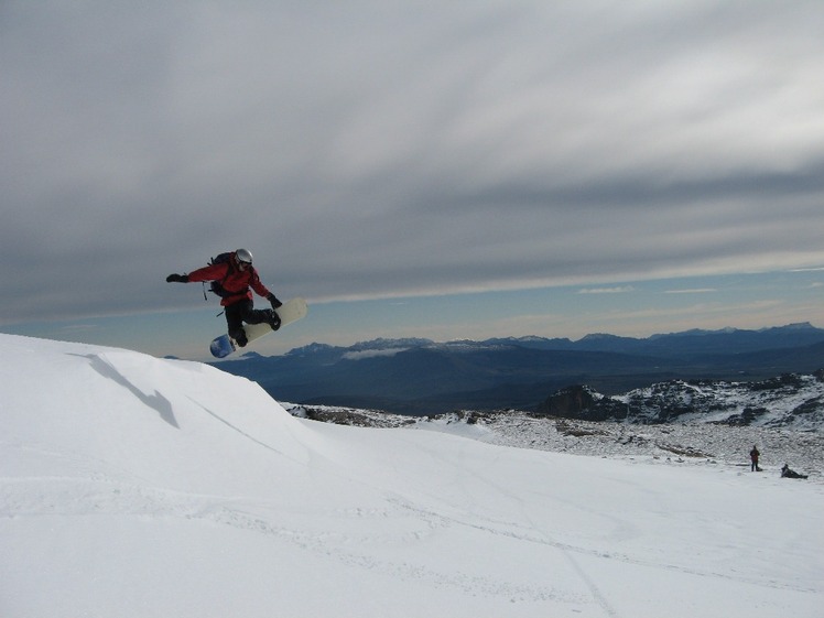 Snowboarding on Matroosberg