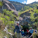 Break at Pos Wadunae, in a granite formation at 2.250m