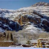 Ghalat mountains in winter - Ghalat village