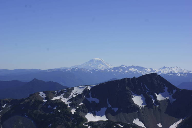 From north, Bismarck Peak