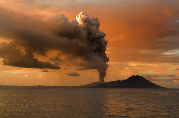 Rabaul caldera weather