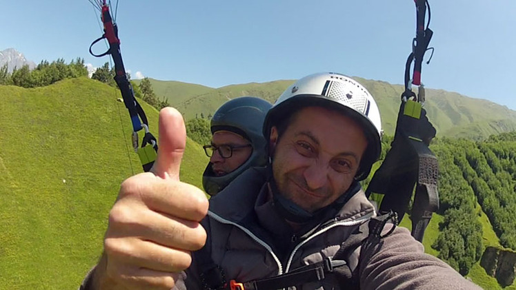Kasbek Paragliding, Kazbek or Kasbek