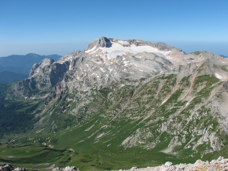 View of Mount Fisht from Mount Oshten