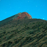 the peak after sunset, Mount Rinjani