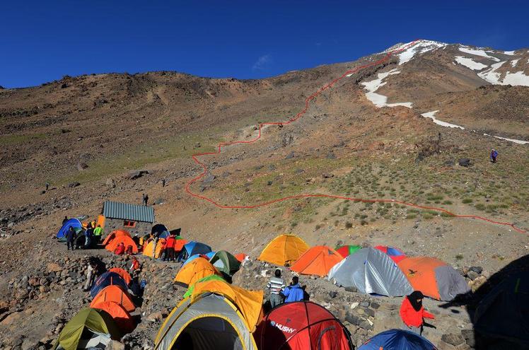 west route, Damavand (دماوند)