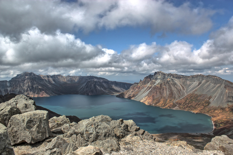 View of Mount Paektu, Mt Baekdu-Mt Changbai