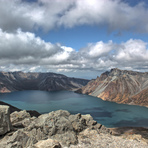 View of Mount Paektu, Mt Baekdu-Mt Changbai