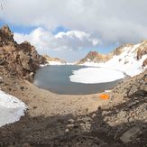 Photographer  and  Lake, سبلان