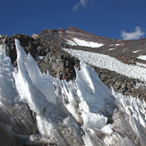 Penitentes en el Volcán San José, San José (volcano)