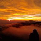 Atardecer, Crestones, Chirripó, Costa Rica.