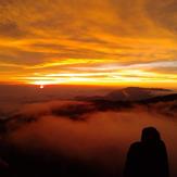 Atardecer, Crestones, Chirripó, Costa Rica., Cerro Chirripo