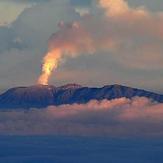 Volcán Turrialba, visto desde Chirripó, Cerro Chirripo