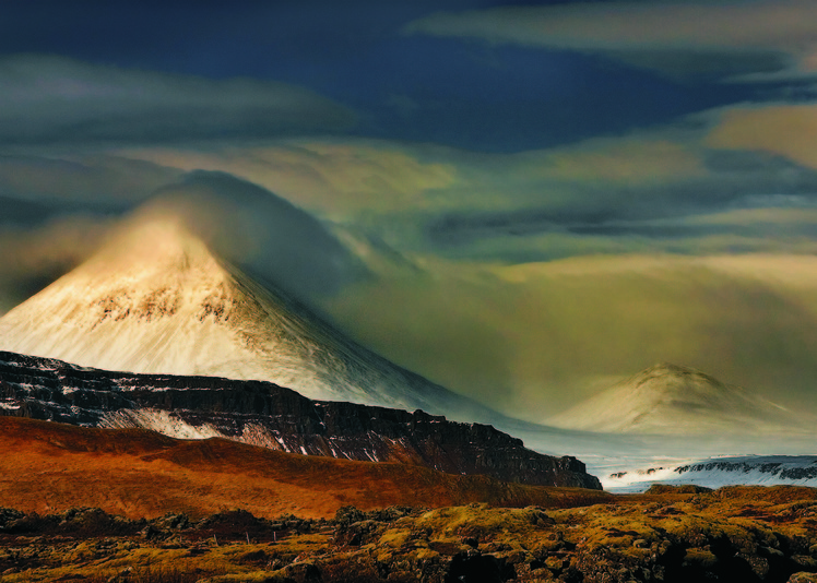 Mt. Baula in Borgarfjörður, Iceland