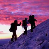 A los 3000 mts del Vn  Lanin, Volcan Lanin