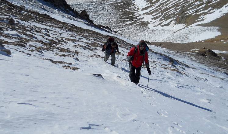 Superando los 4000 mts, Volcan Domuyo