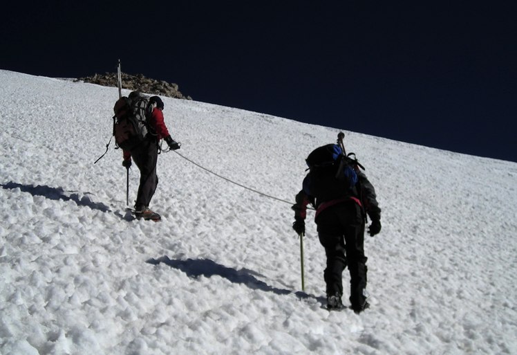 La montura de los 4000 mts, Volcan Domuyo