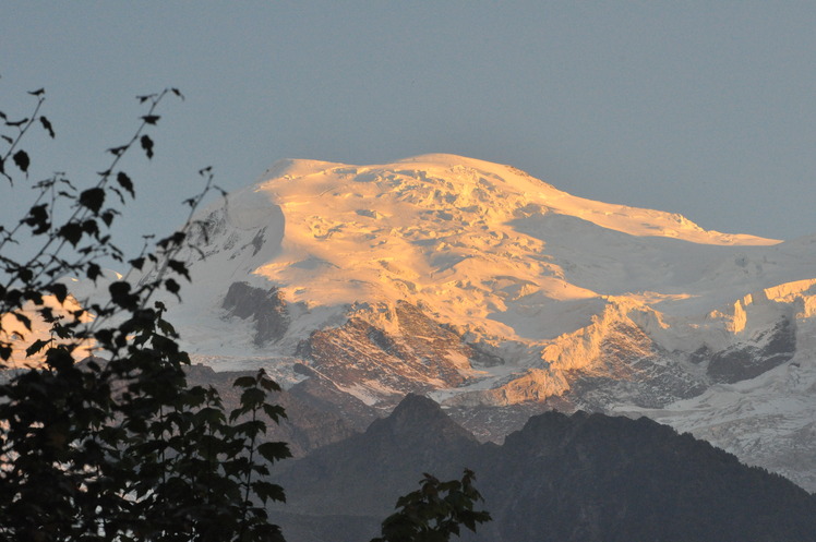 Mont Blanc in sunset