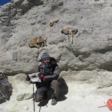 R.M.T.O. Flag Raised in Summit, Damavand (دماوند)