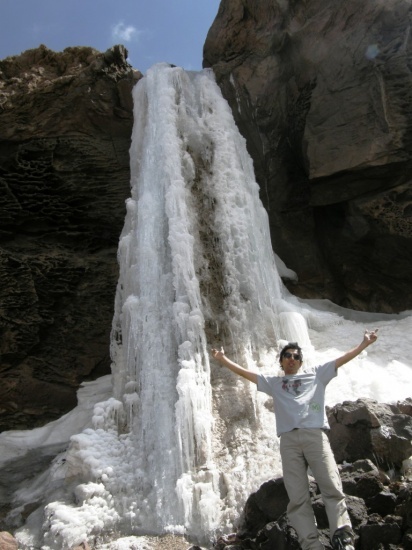 ice fall damavand, Damavand (دماوند)