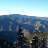 Hike down from the lodge via Alum, Mount LeConte
